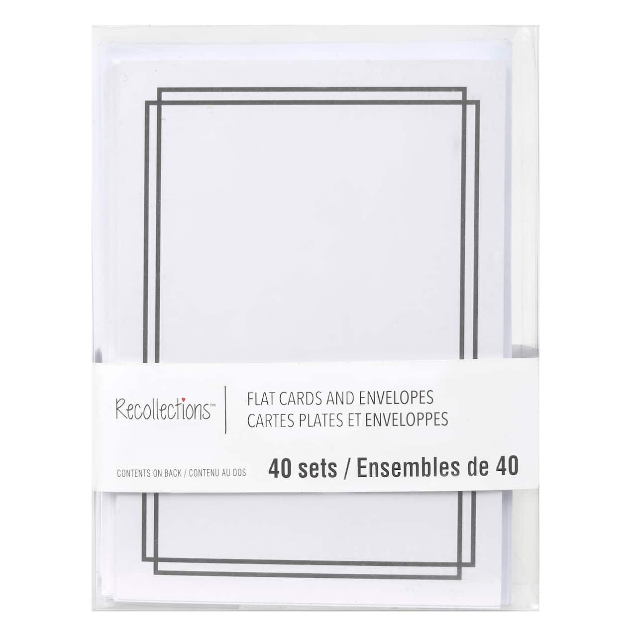 Flat Cards & Envelopes by Recollections™, 3.5" x 4.87"